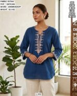 Smart Embroidered Tunic For Casual Outings
