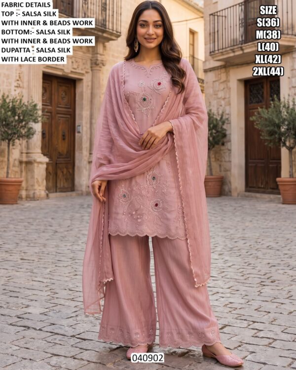 Stylish Designer Suit Set With Dupatta