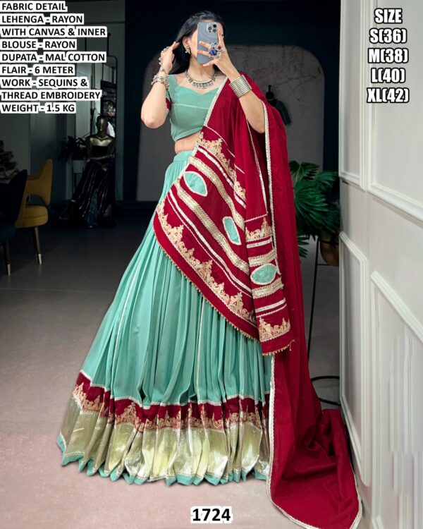 Elegant Lehenga Set With Statement Embroidery