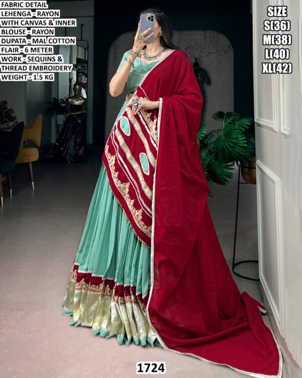Elegant Lehenga Set With Statement Embroidery