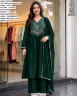 Women’s Rangoli Crush Silk Palazzo Suit