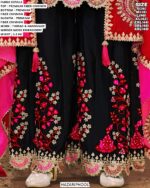 Handmade Mirror Work Kurti With Sharara