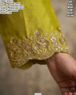 Wedding Wear Chinon Sharara Suit For Women