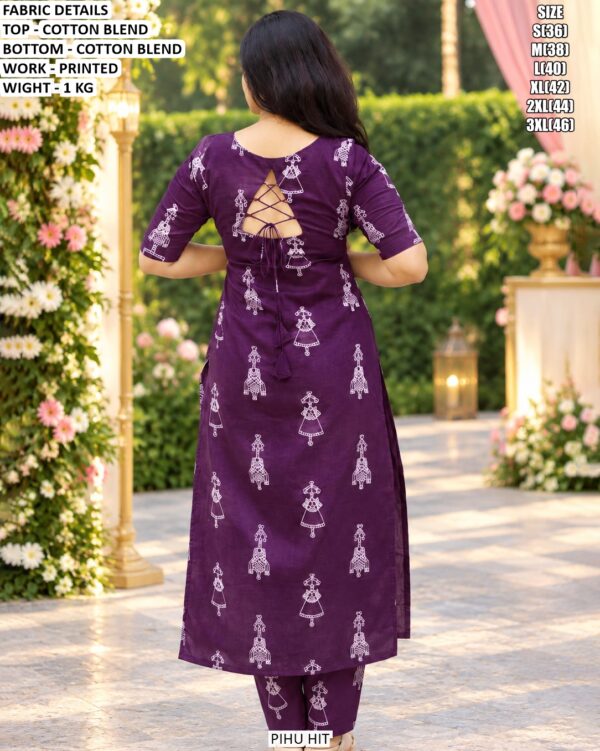 Comfortable Daily Wear Kurti And Pant Set