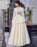 Pure Cotton Kashida Work Lehenga Choli Set