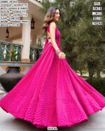 Bandhej Print Georgette Lehenga Choli