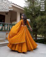 Bandhej Print Georgette Lehenga Choli