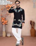 Stylish Embroidery Work Kurta For Festive Wear