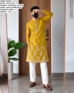 Royal Silk Kurta Pajama With Embroidery Work