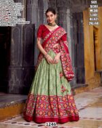 Premium Tasar Silk Lehenga For Festive Occasions