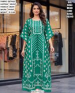 Modern Printed Kaftan For Women And Daily Wear