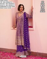 Designer Georgette Suit With Hand Work And Dupatta