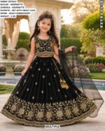 Festive Wear Embroidered Lehenga Choli For Girls