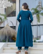 Vichitra Silk Embroidered Kurta Pant Dupatta Set