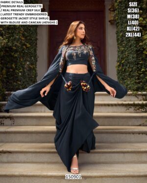 Designer Jacket Style Lehenga Choli For Women