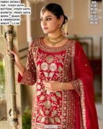 Premium Embroidered Kurti Pant Dupatta Set