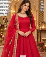 Royal Ethnic Anarkali Suit Set With Dupatta For Women
