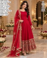 Royal Ethnic Anarkali Suit Set With Dupatta For Women