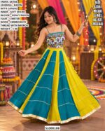 Designer Rayon Mirror Work Lehenga Choli For Navratri