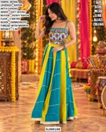 Designer Rayon Mirror Work Lehenga Choli For Navratri