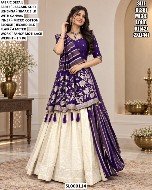 Royal Party Wear Lehenga Saree Set For Women