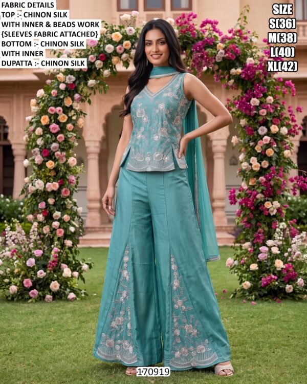 Wedding Ready Palazzo Suit For Women