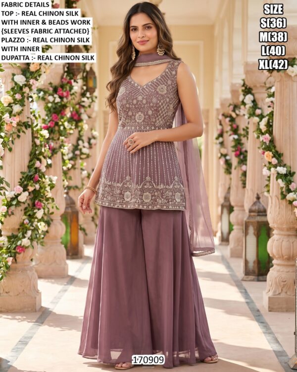 Elegant Saree And Palazzo Set Collection