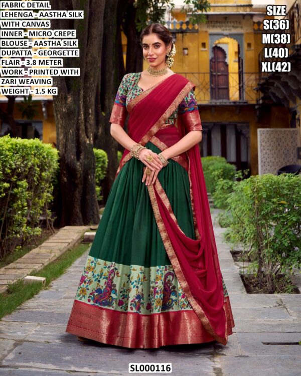 Stylish Festive And Wedding Wear Lehenga Choli Set