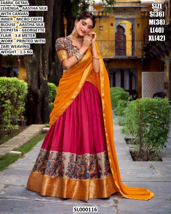 Stylish Festive And Wedding Wear Lehenga Choli Set