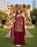 Designer Palazzo Set With Dupatta For Women