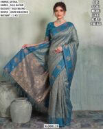 Beautiful Woven Saree With Matching Blouse