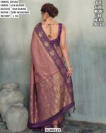 Beautiful Woven Saree With Matching Blouse