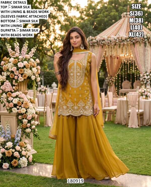 Trendy Festive Wear Designer Palazzo Dress