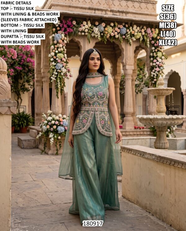 Trendy Festive Wear Designer Palazzo Dress