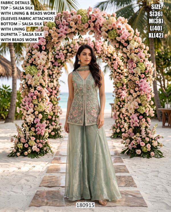 Trendy Festive Wear Designer Palazzo Dress