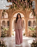 Stylish Party Wear Palazzo Dress With Designer Top