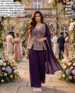 Stylish Party Wear Palazzo Dress With Designer Top