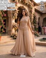 Stylish Party Wear Palazzo Dress With Designer Top