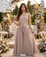 Premium Beads Work Palazzo Outfit For Women