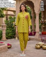 Elegant Printed And Embroidered Outfit