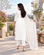 Roman Silk Embroidered Kurti Pant Set
