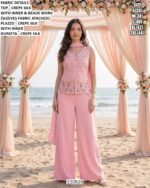 Modern Palazzo Outfit With Designer Work