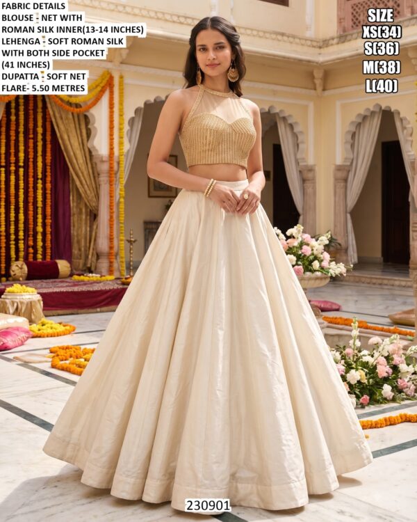 Elegant Party Wear Lehenga Choli With Dupatta