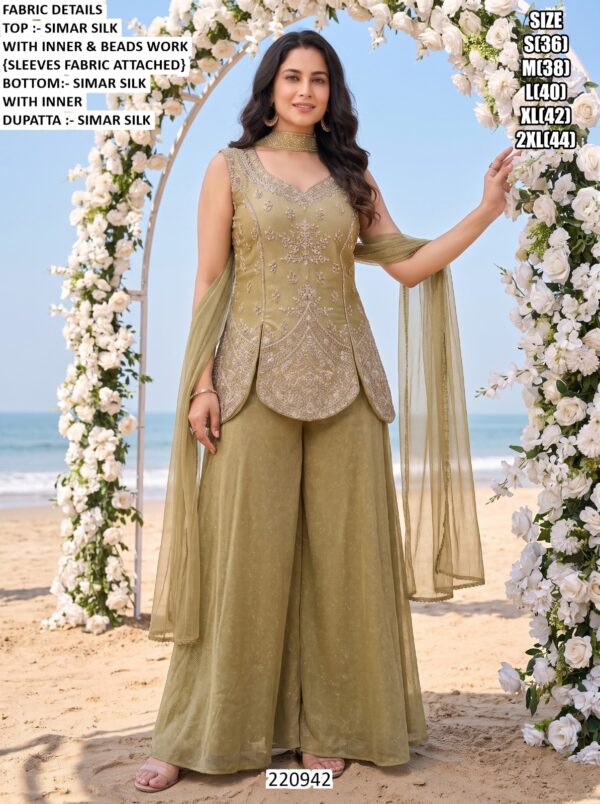 Designer Party Wear Palazzo Set For Women