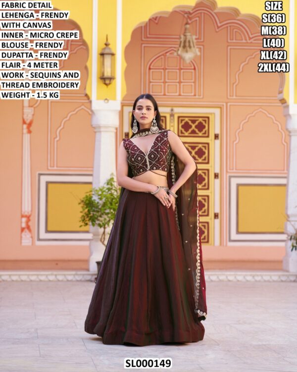 Festive Four Meter Flair Lehenga Choli Set