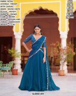 Festive Four Meter Flair Lehenga Choli Set