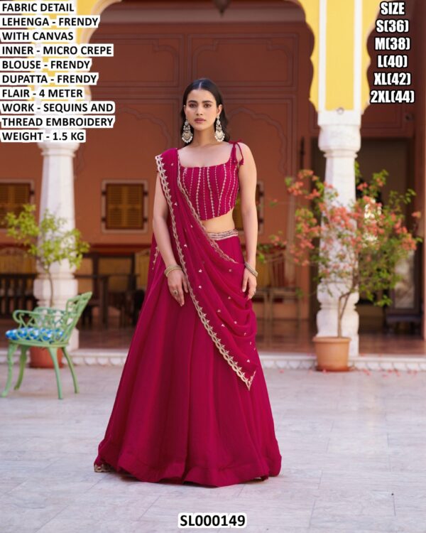 Festive Four Meter Flair Lehenga Choli Set
