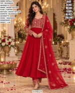 Designer Sequence Work Anarkali With Matching Dupatta