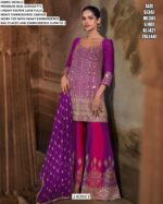 Designer Embroidered Georgette Palazzo Suit