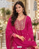 Festive Chinon Ethnic Wear Set For Women